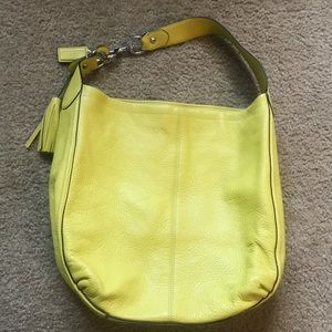 COACH - Yellow  leather Coach Avery